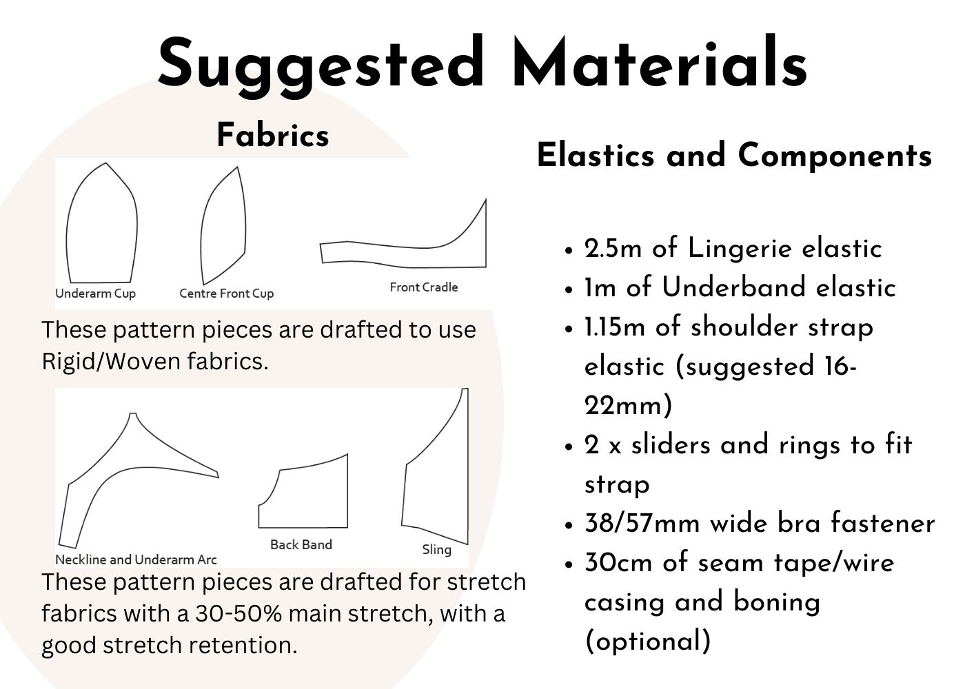 Willow Soft Cup Bra Sewing Pattern (DD-G)