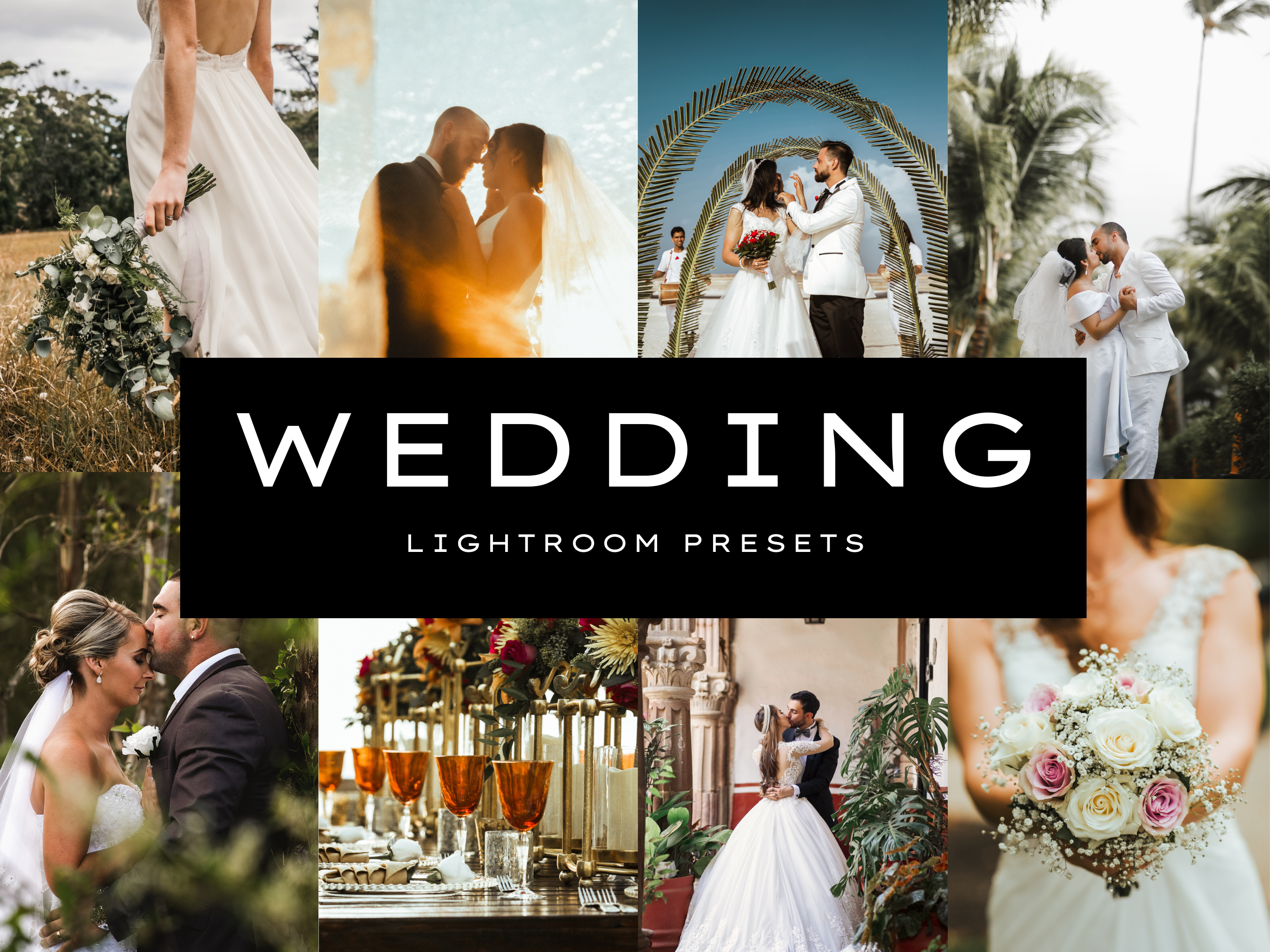 12 Wedding Presets For Lightroom Bundle, Preset For Photographer