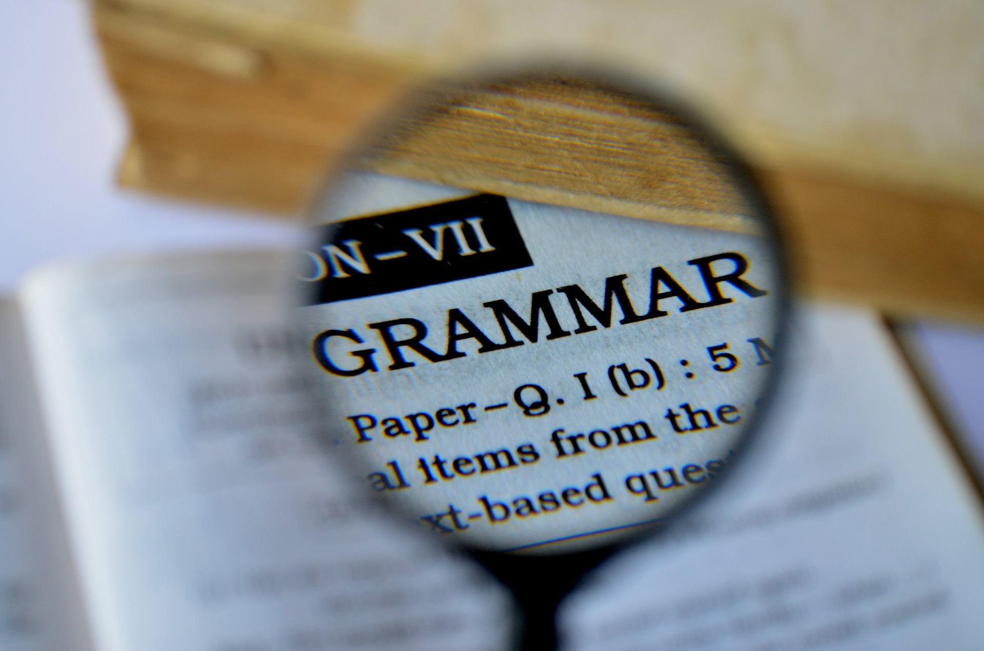 Ben's Intermediate Grammar Course