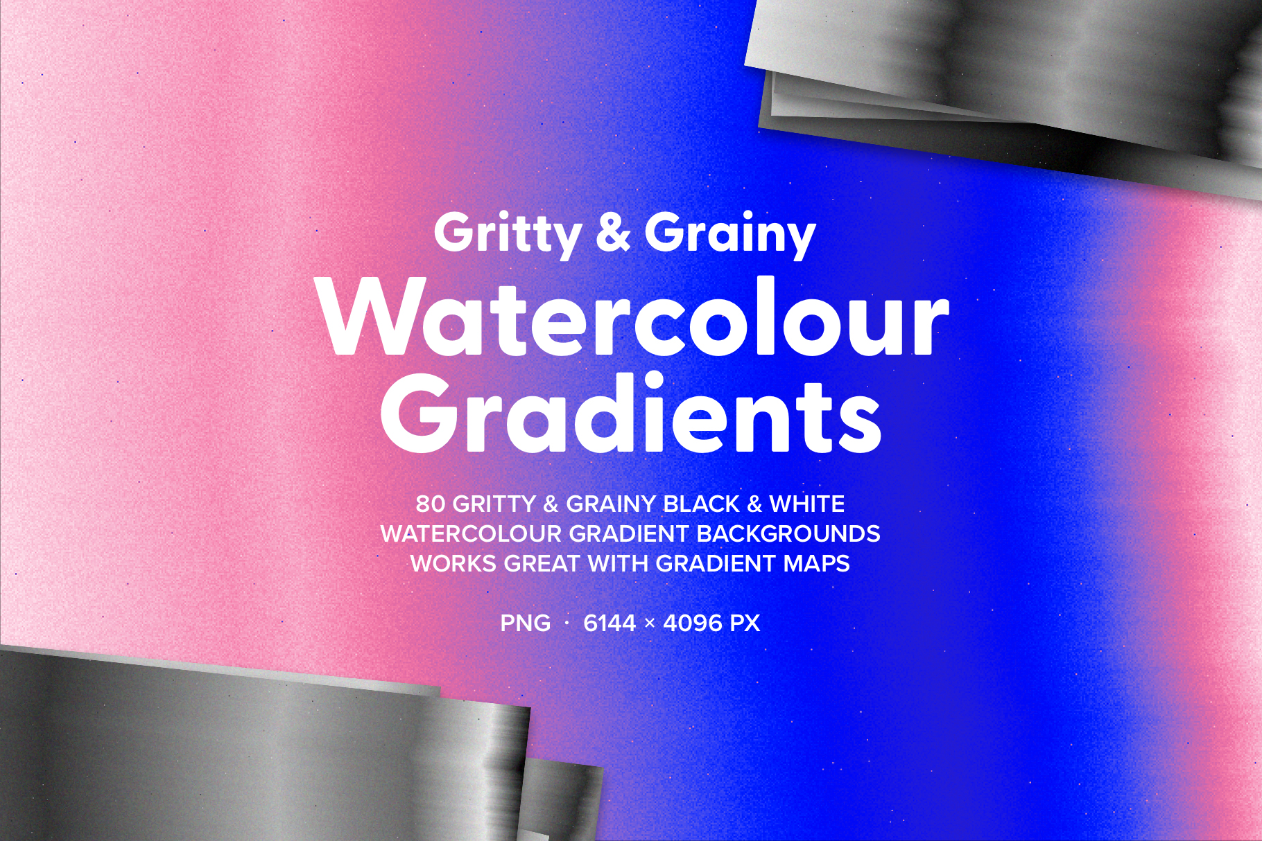 Gritty & Grainy Watercolour Gradients