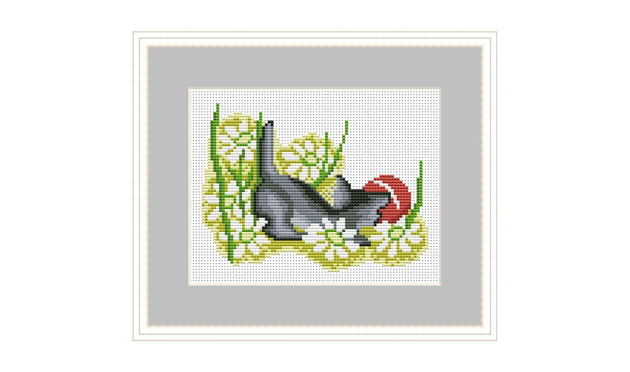 Playful Kitten Cross Stitch Pattern
