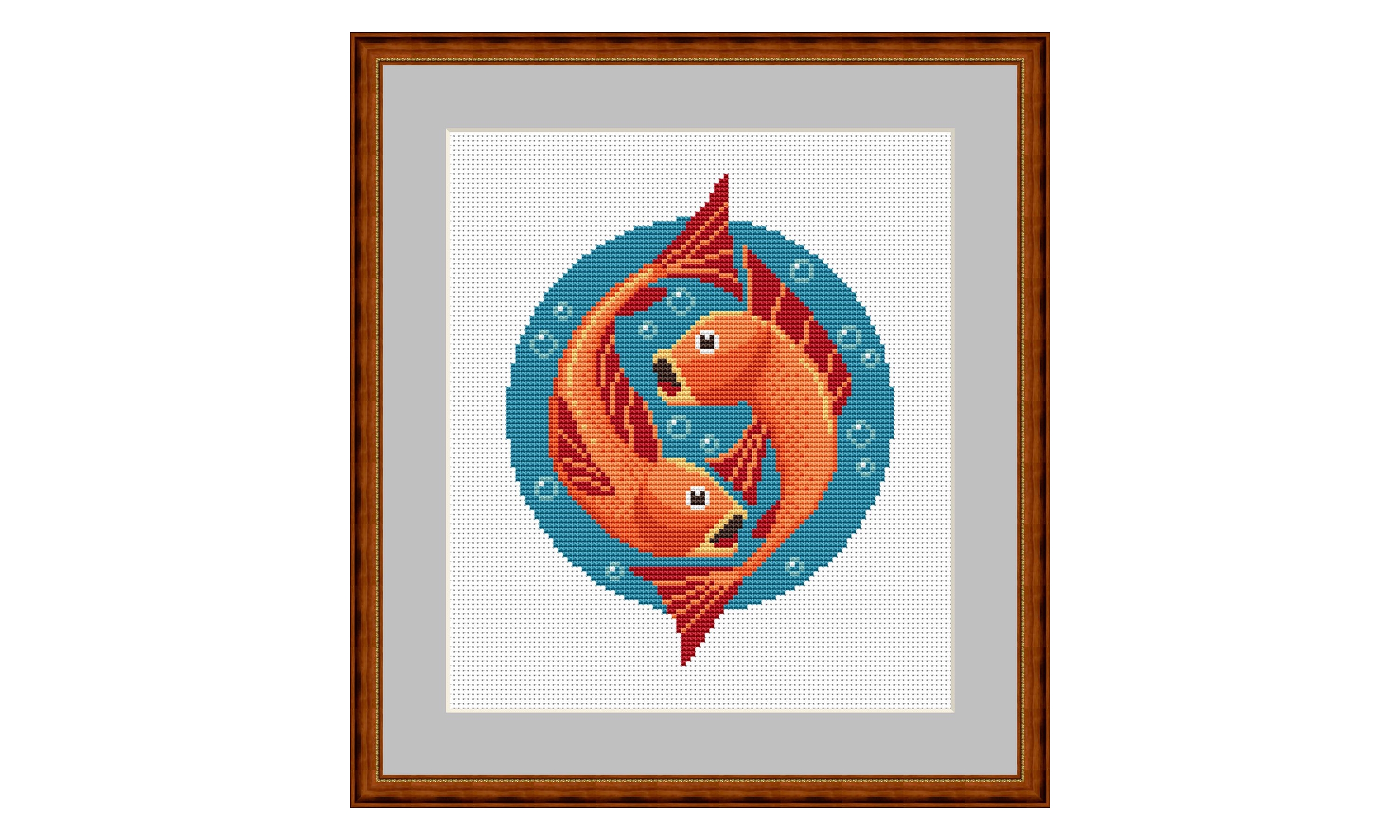 Pisces Cross Stitch Pattern
