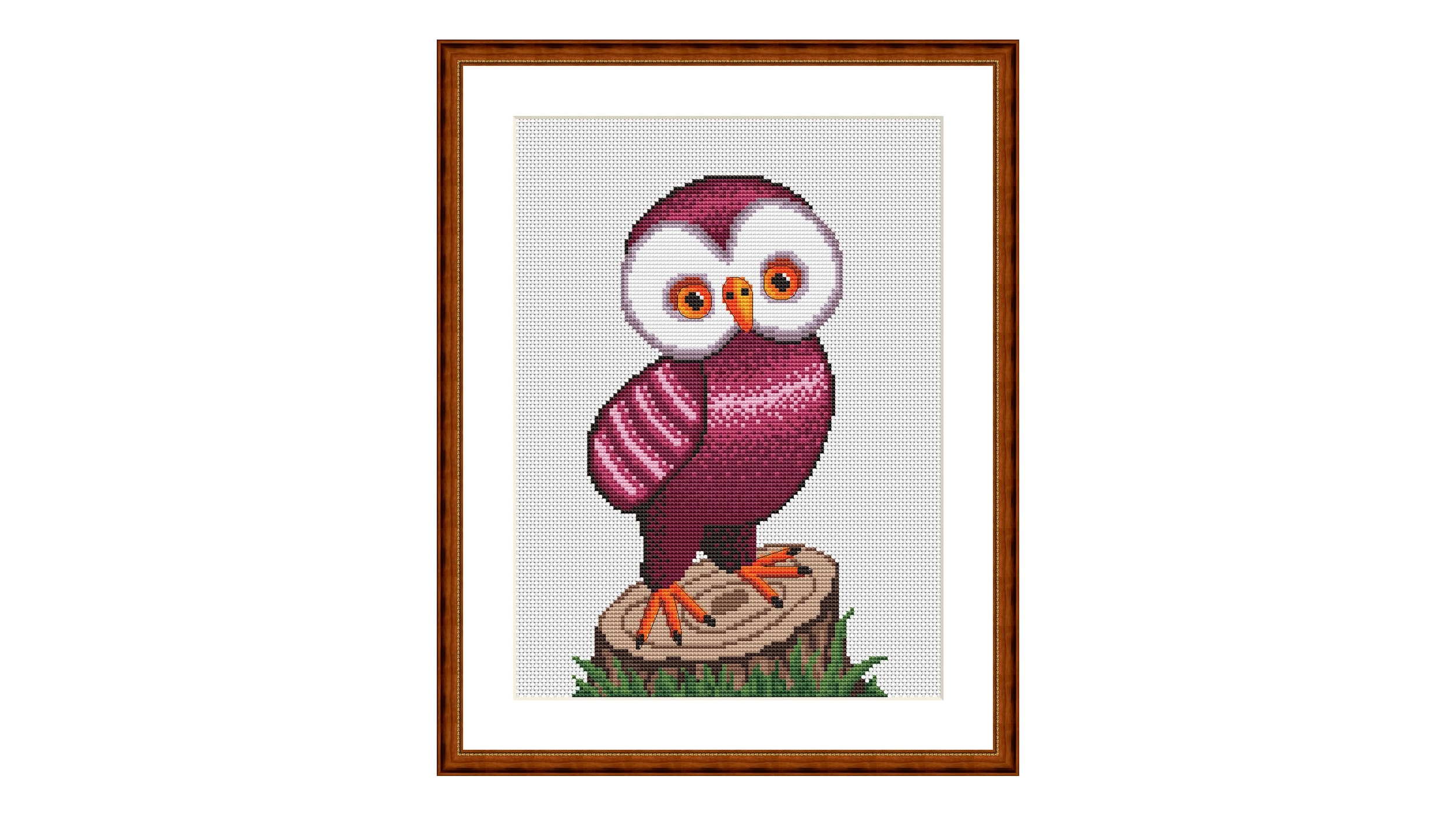 Owl Cross Stitch Pattern