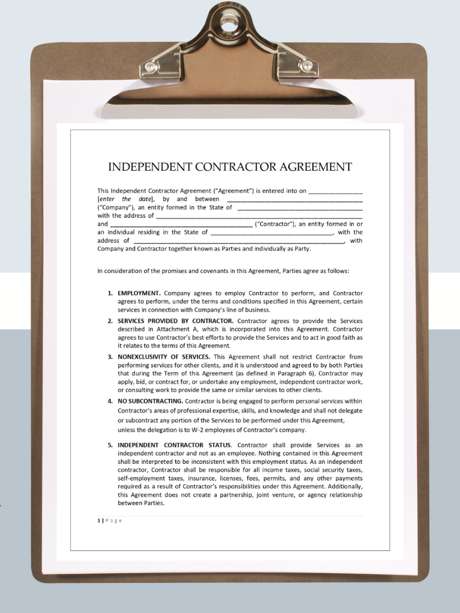 Independent Contractor Agreement Template