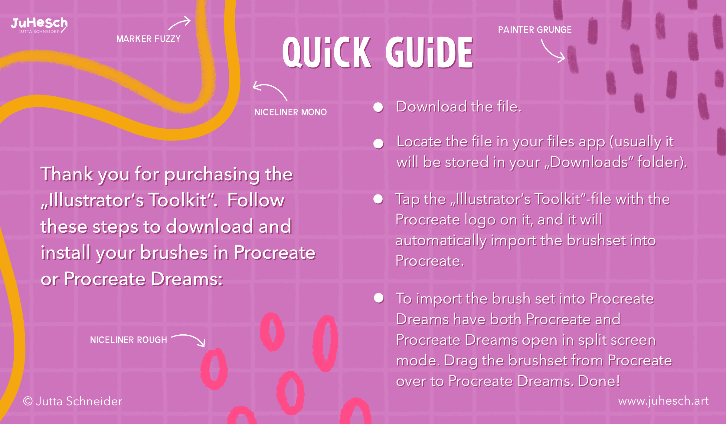 The Illustrator's Toolkit for Procreate & Procreate Dreams