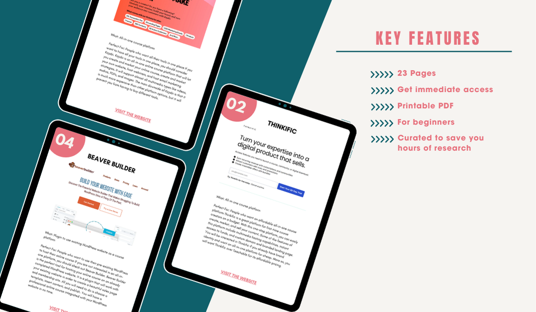 Top 20 Tools for Creating an Online Course