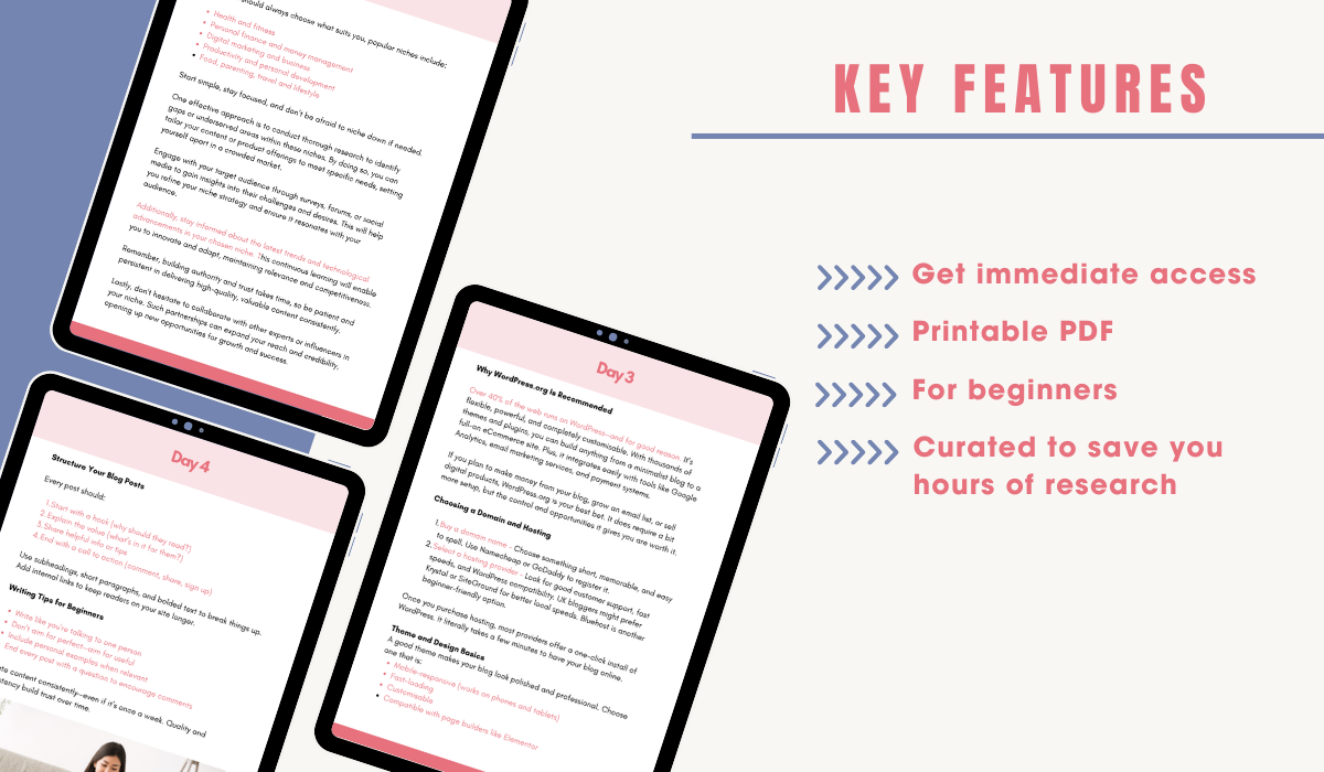 The 7-Day Blogging Blueprint – Start a Blog That Grows