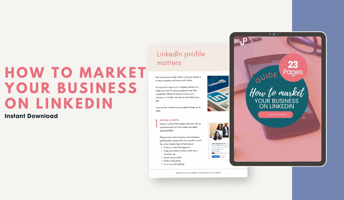 LinkedIn Marketing Guide | 23-Page Digital Workbook for Business