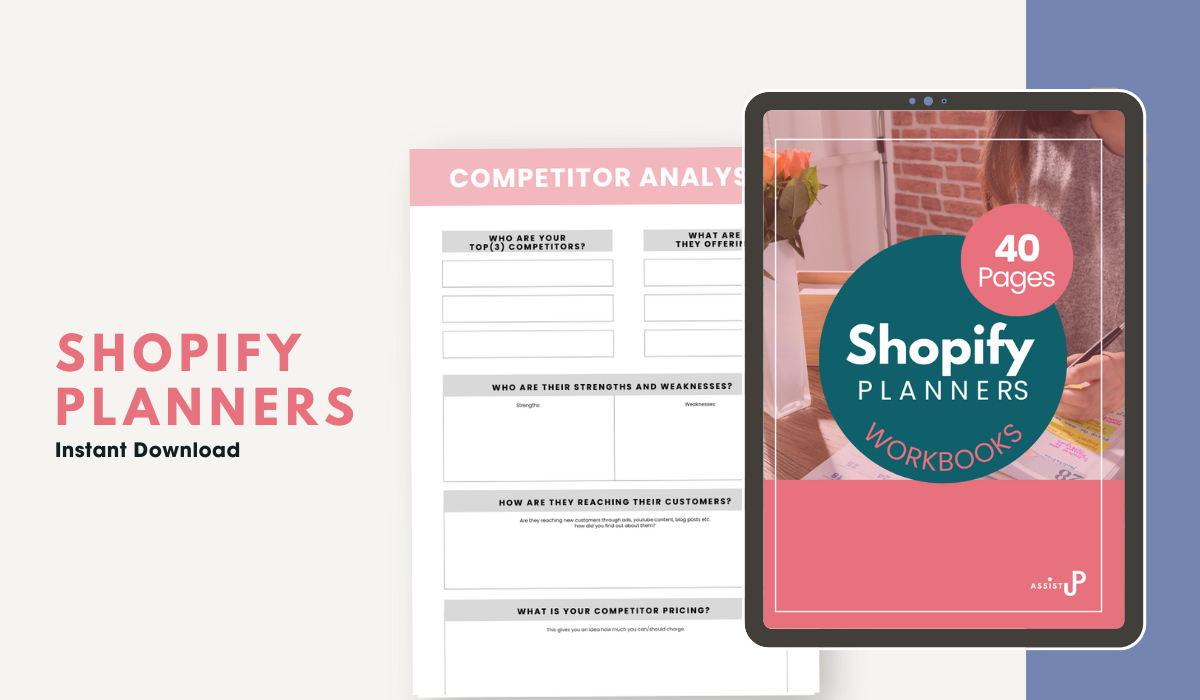 Shopify Business Planner | 40-Page PDF