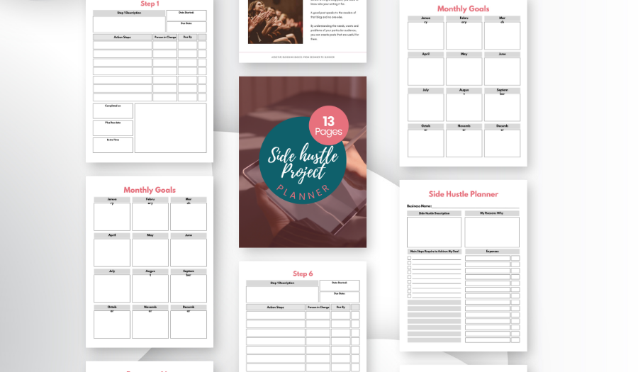 Side Hustle project planner