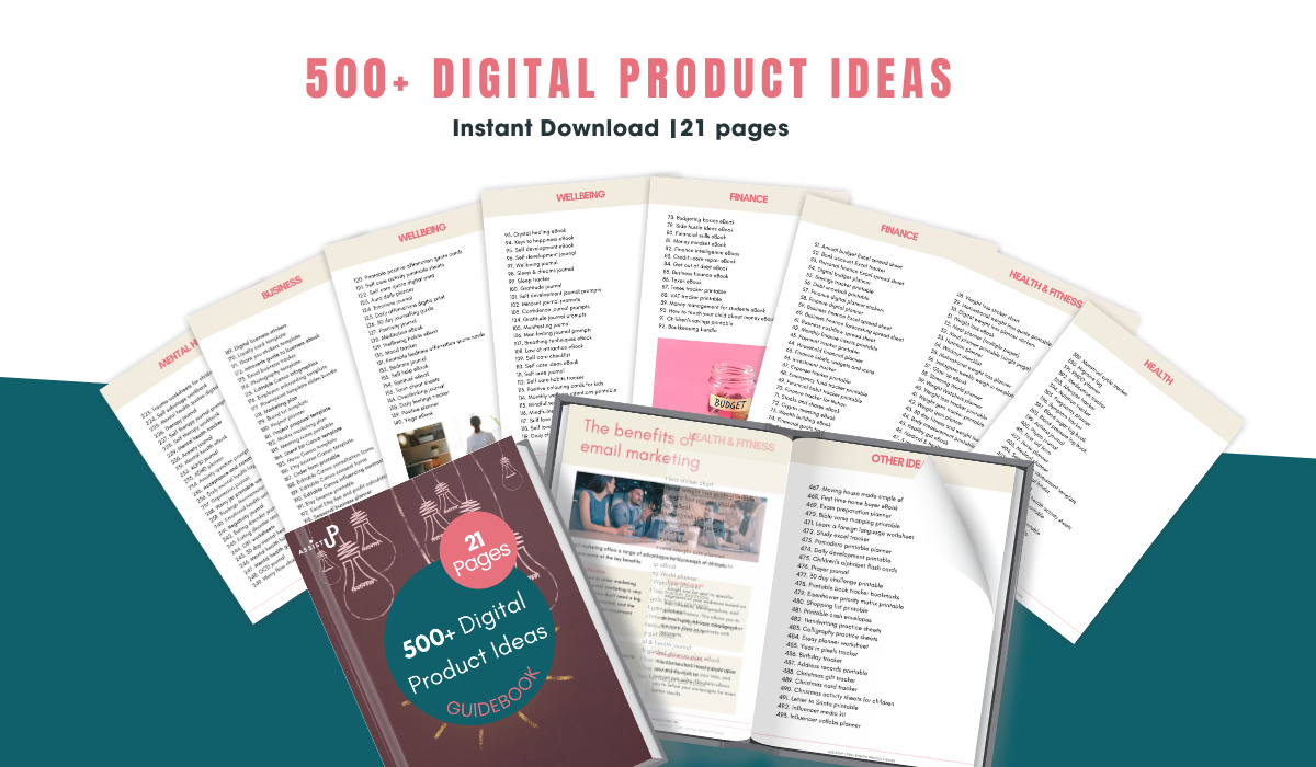 Plan Your Digital Products: Workbook for Creating & Selling Onli