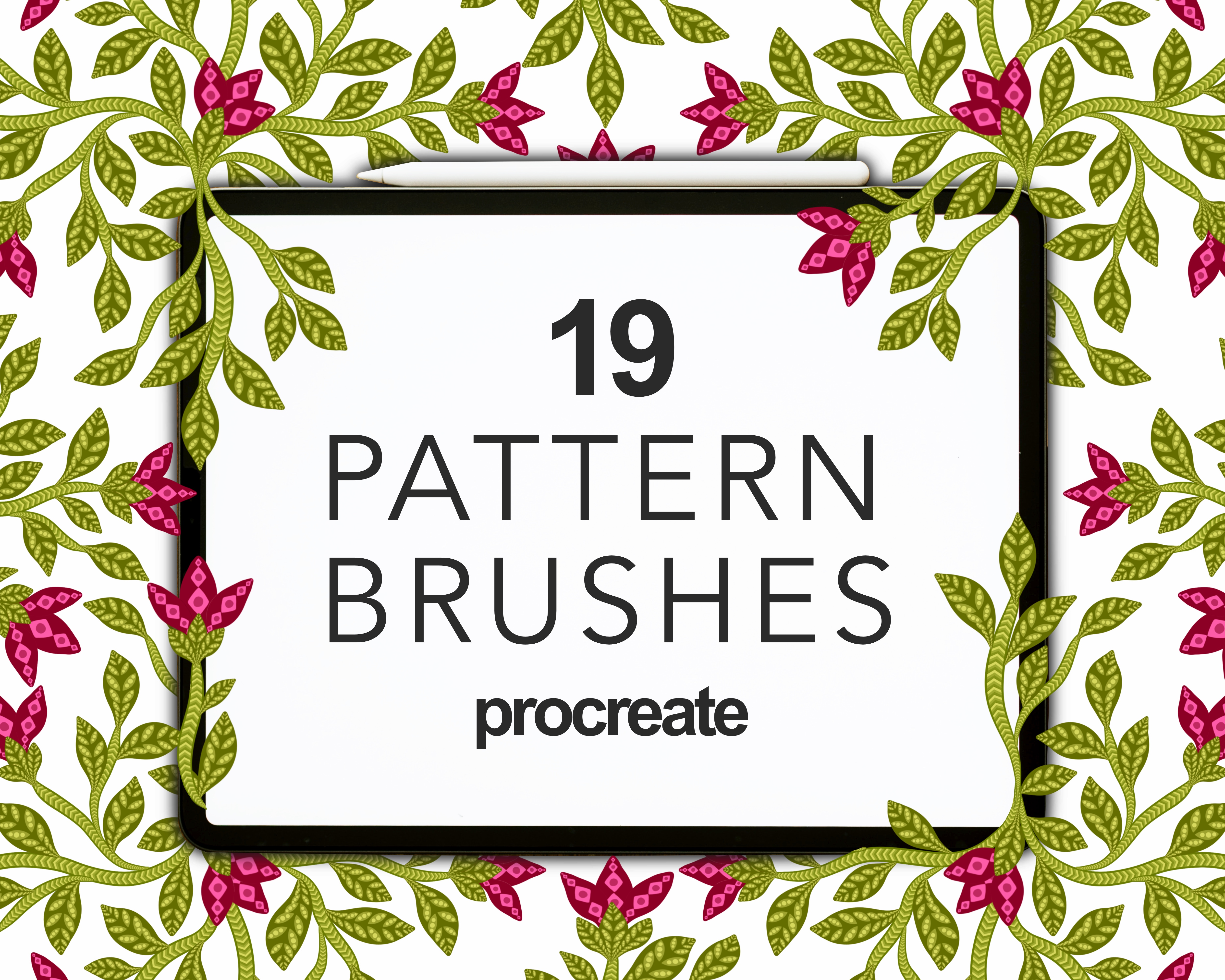 Procreate Pattern Dual Colour Brushset
