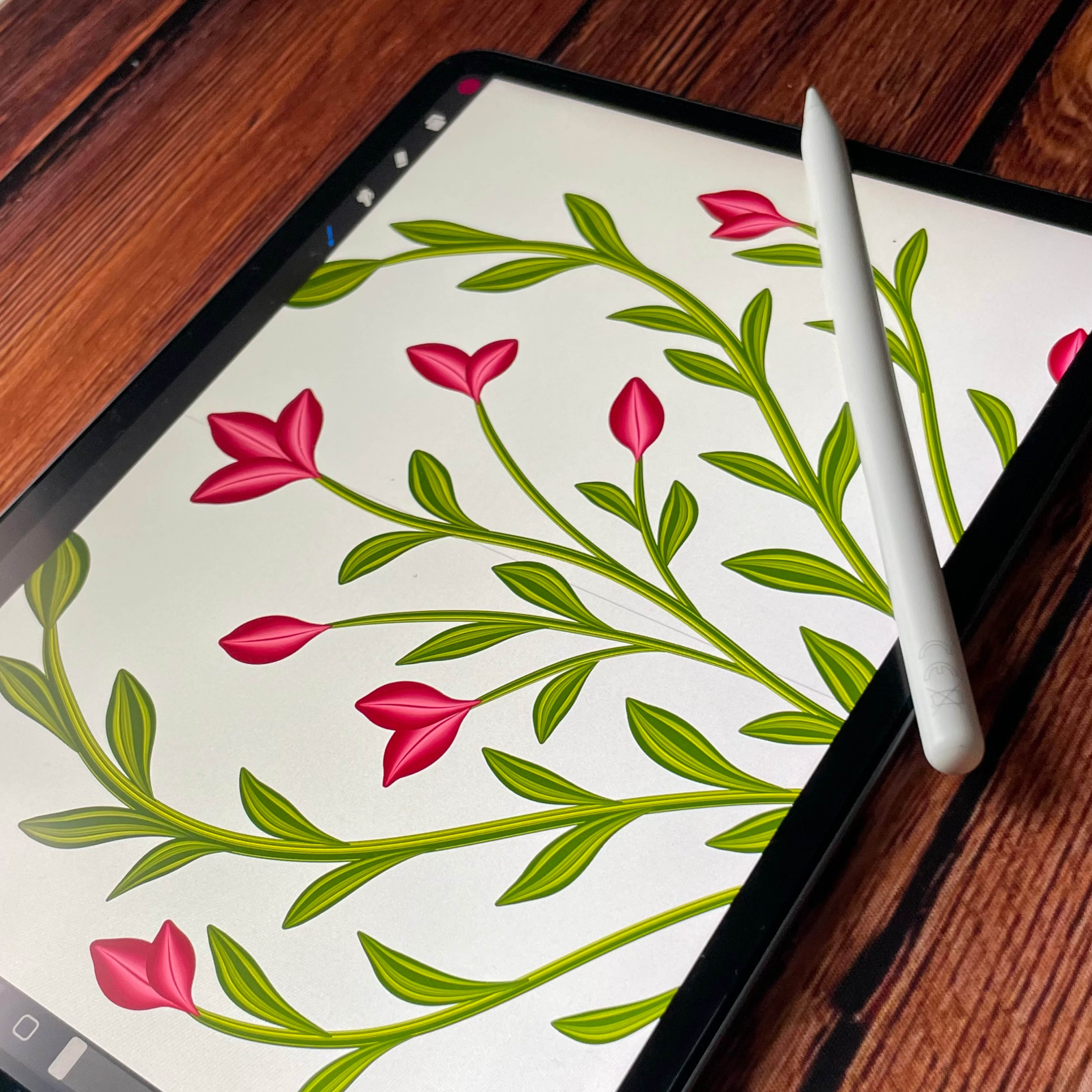 Procreate Botanical Dual Colour Brushset