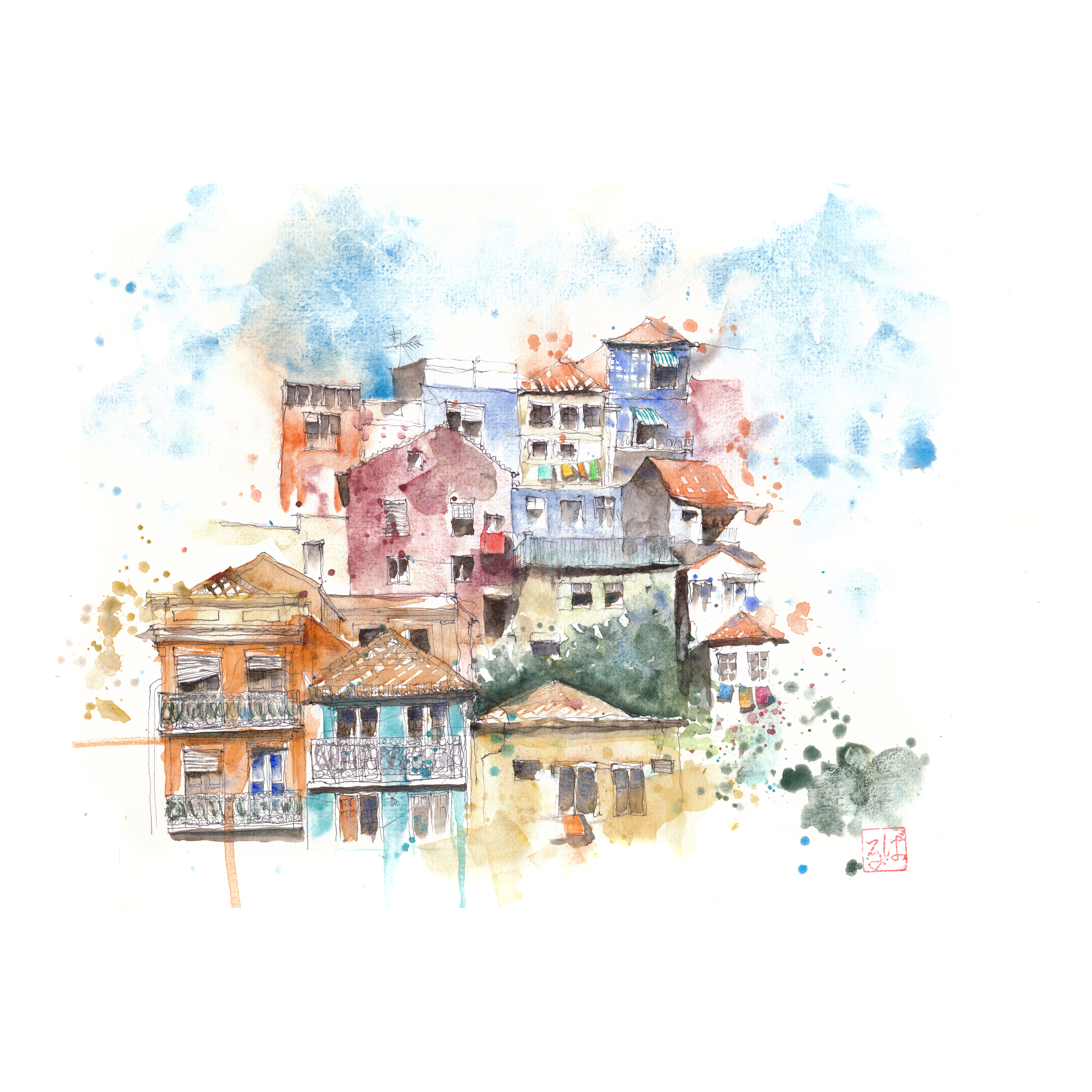 Houses in Porto, Portugal