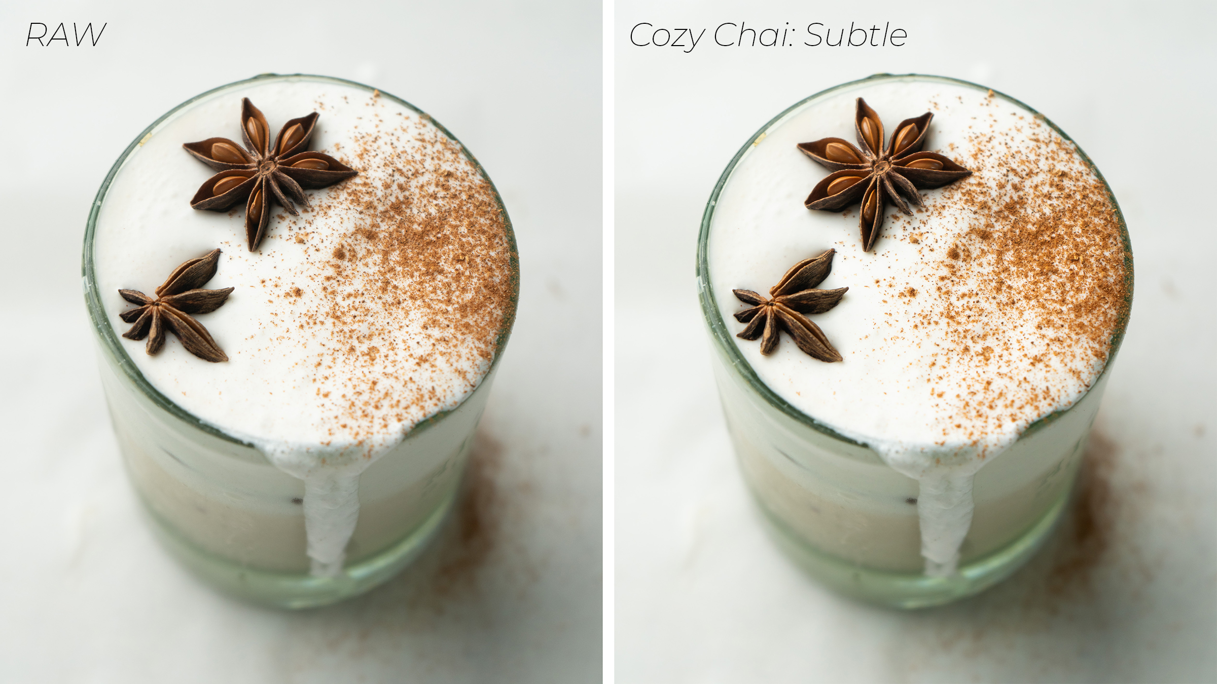 Lightroom Presets - Cozy Chai 3 pack w/ bonus B&W preset