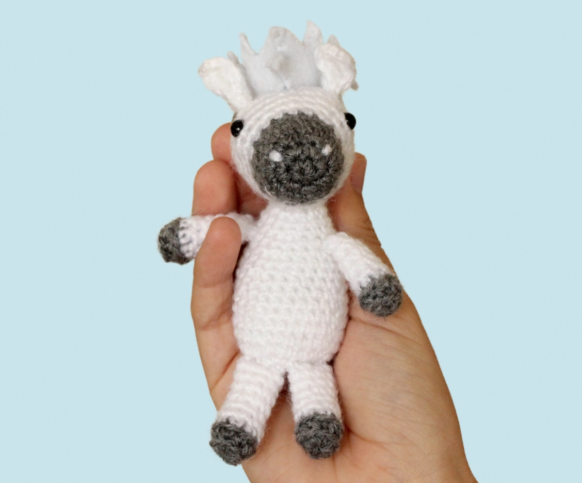 Mini Pony Keychain Amigurumi Pattern