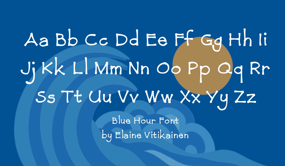 Blue Hour Font