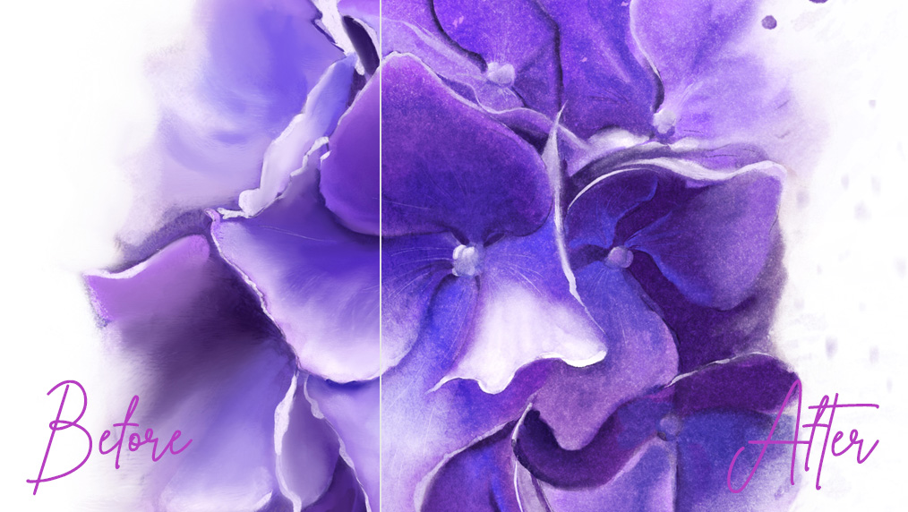 Procreate Watercolor & Ink Botanical Bundle