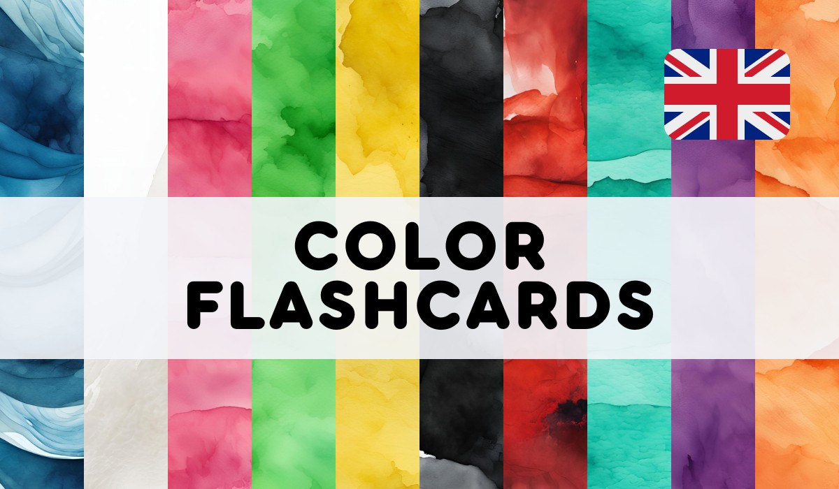 ENGLISH COLOR FLASHCARDS
