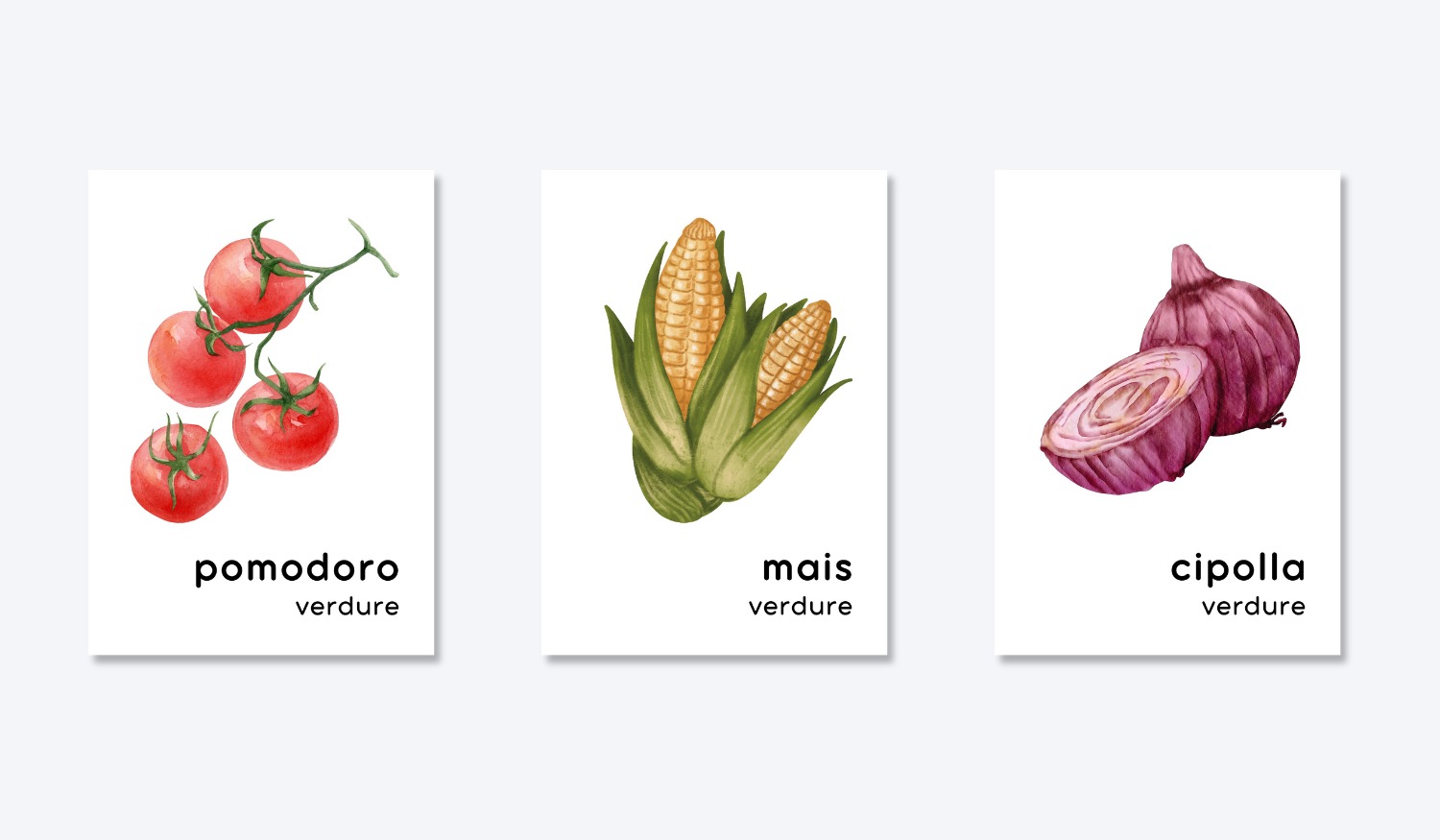 ITALIAN FOOD GROUP FLASHCARDS