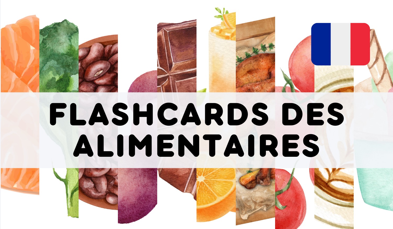 FRENCH FOOD GROUP FLASHCARDS
