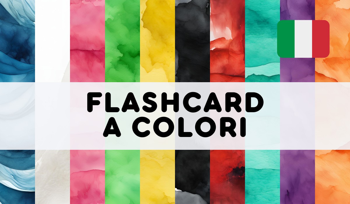ITALIAN COLOR FLASHCARDS