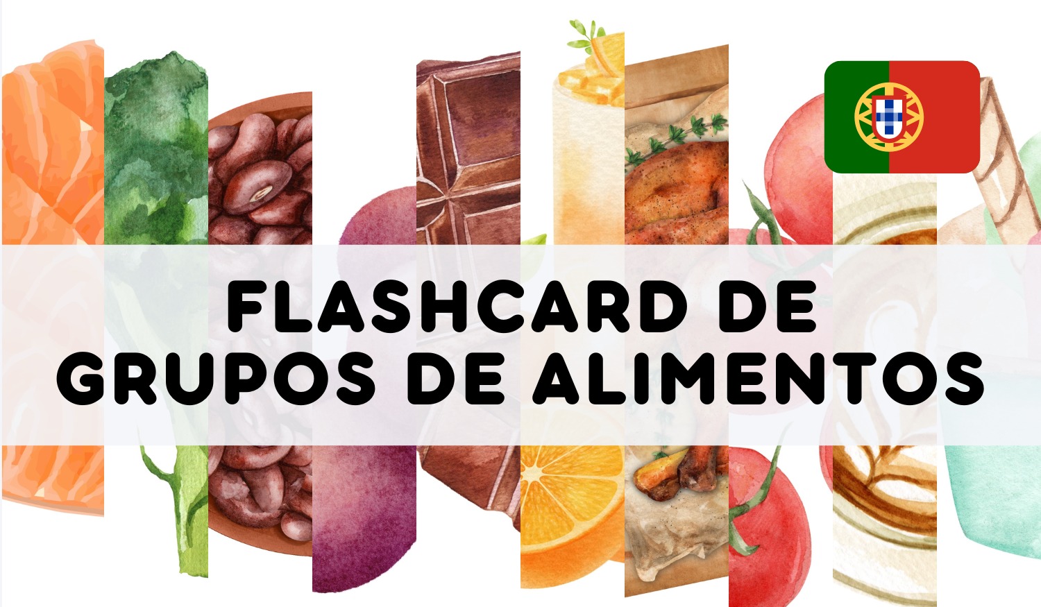 PORTUGUESE FOOD GROUP FLASHCARDS
