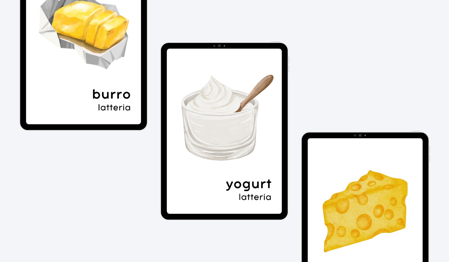 ITALIAN FOOD GROUP FLASHCARDS
