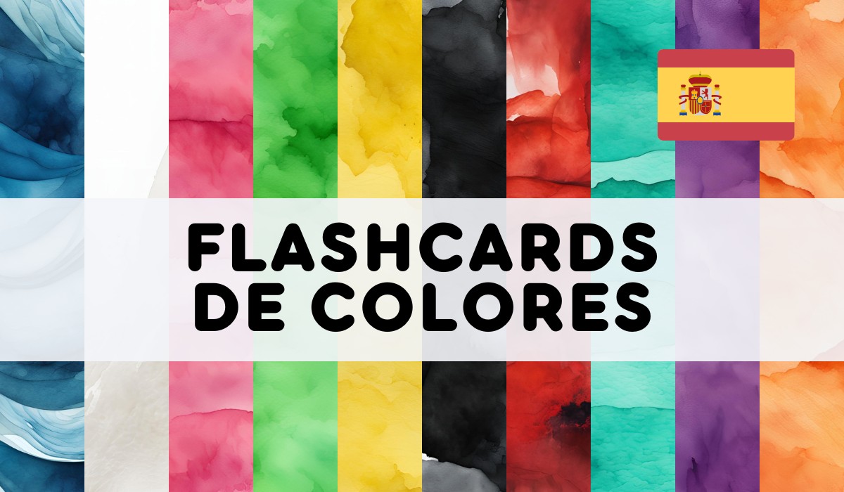 SPANISH COLOR FLASHCARDS
