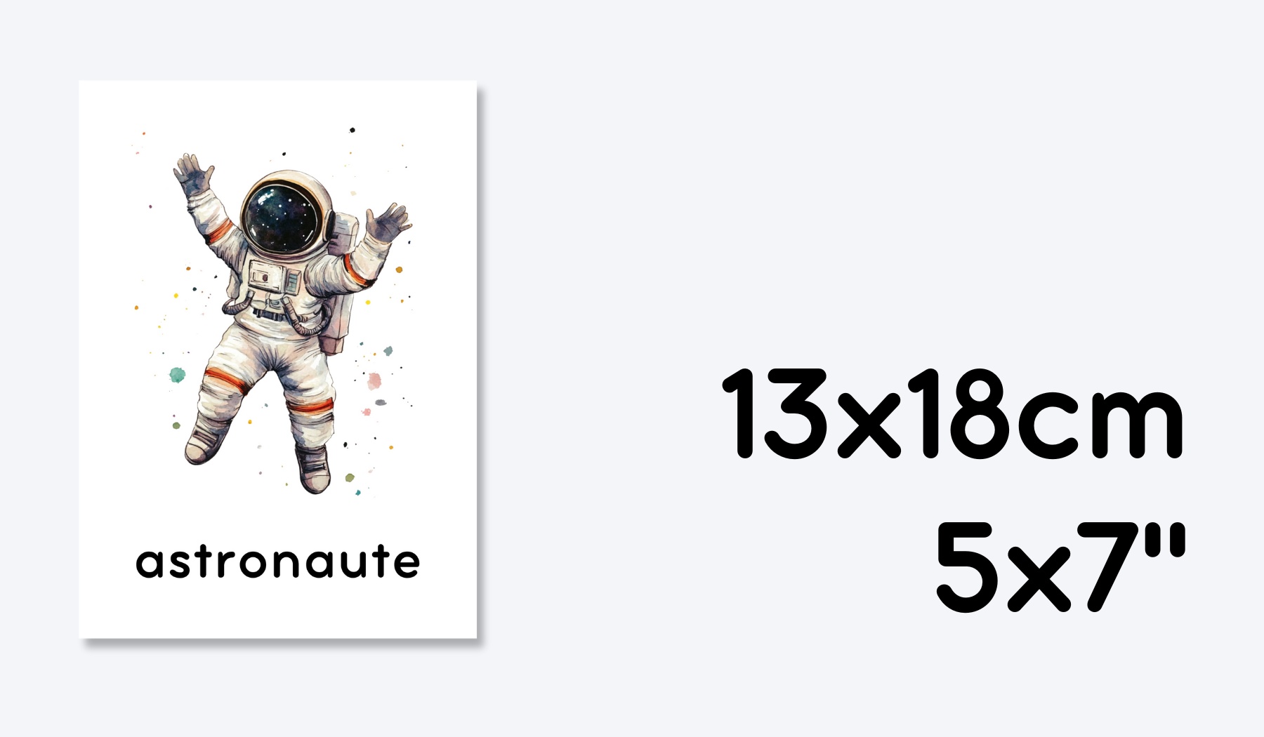 FRENCH SOLAR SYSTEM FLASHCARDS