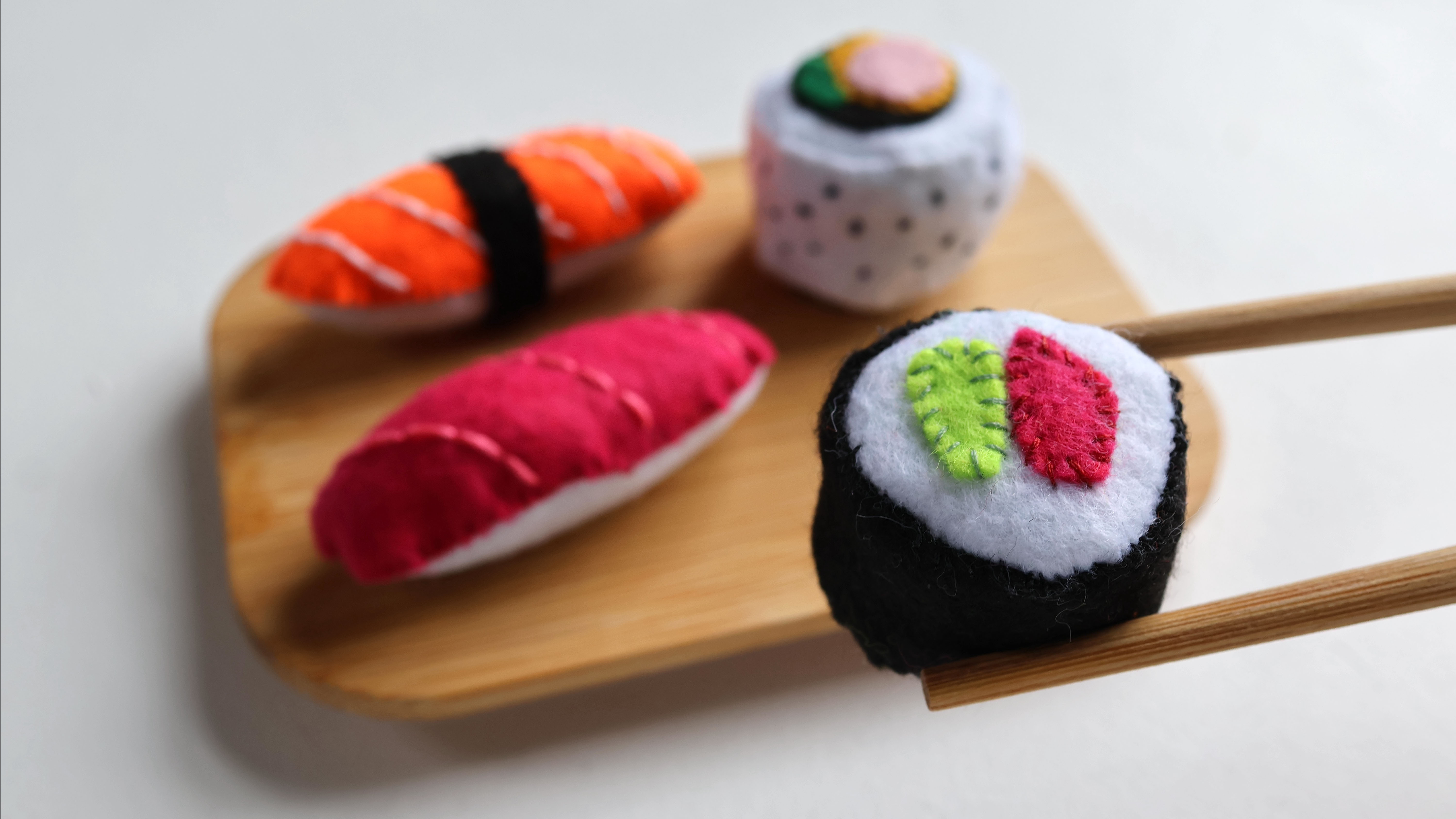 Sushi Catnip Toys Patterns and Instructions