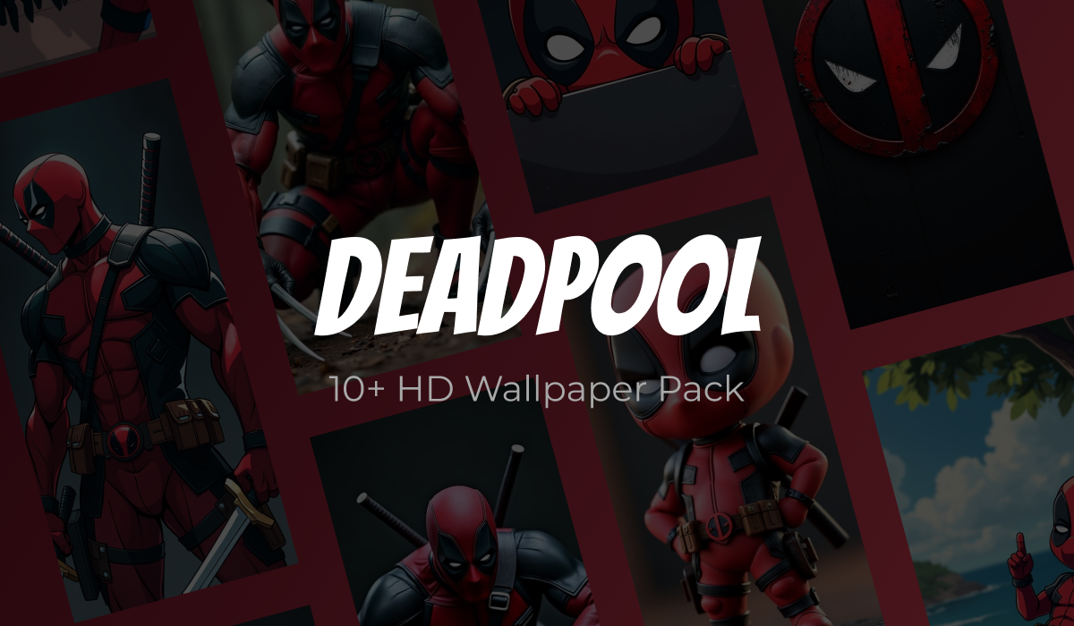 Deadpool 10+ Wallpaper Pack
