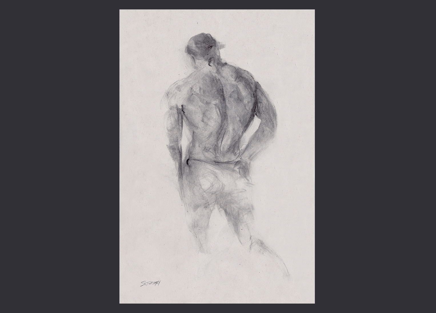 Figure in Charcoal