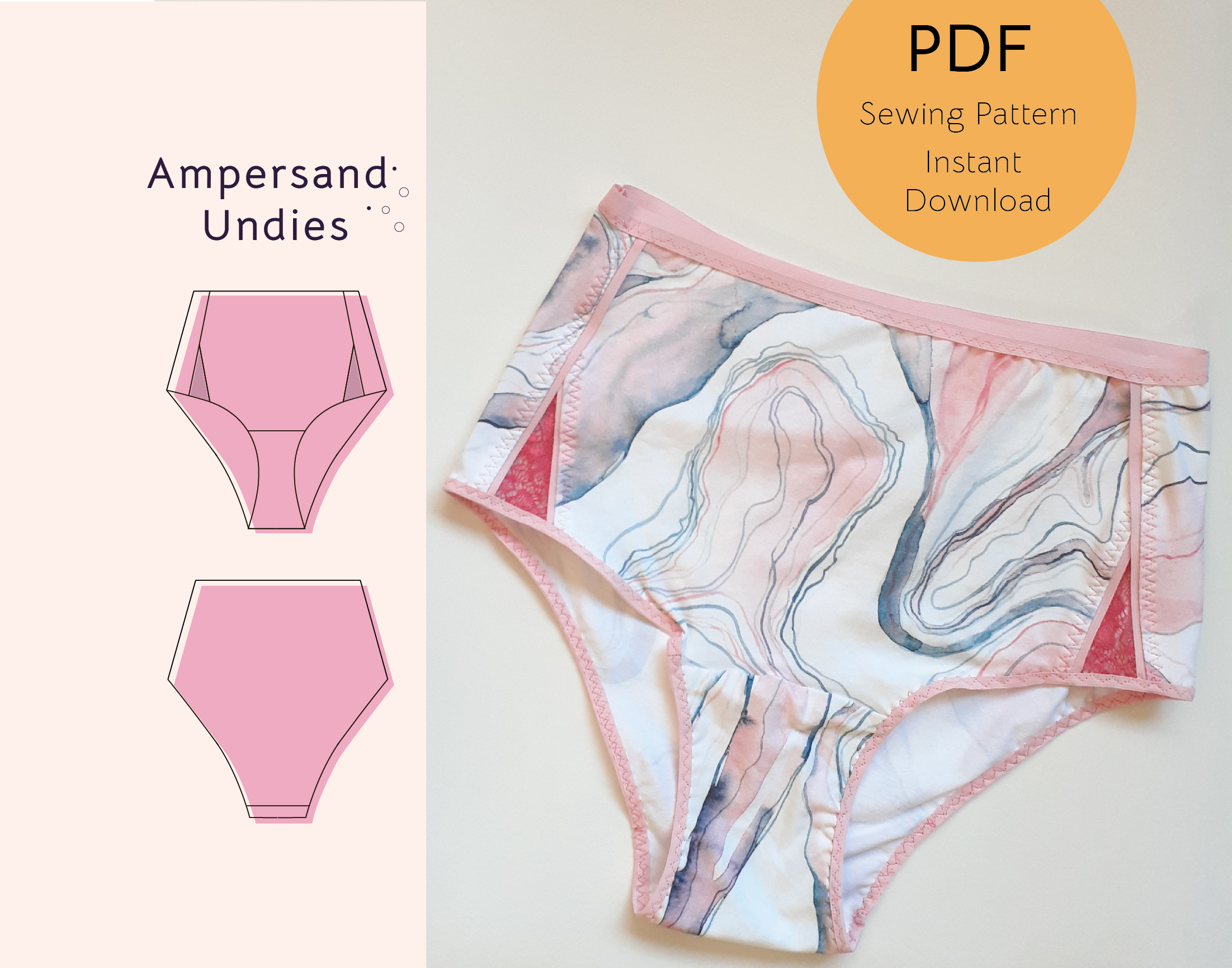 Ampersand Undies Sewing Pattern