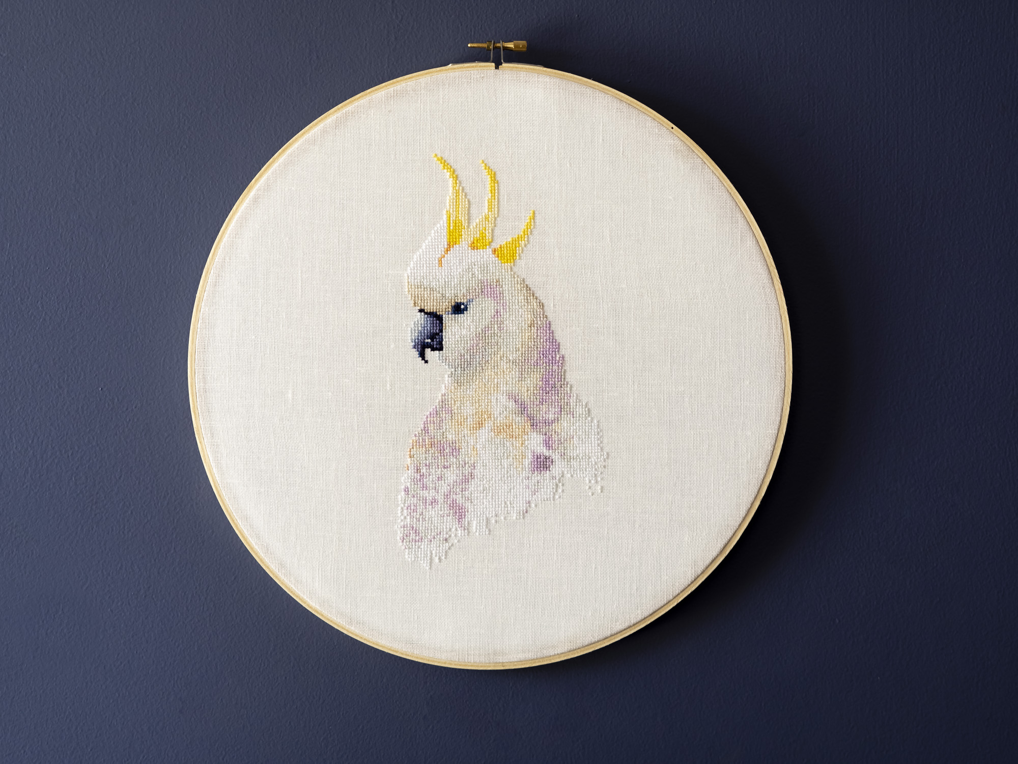 'A Cheeky Chap' - Cockatoo Cross Stitch Design