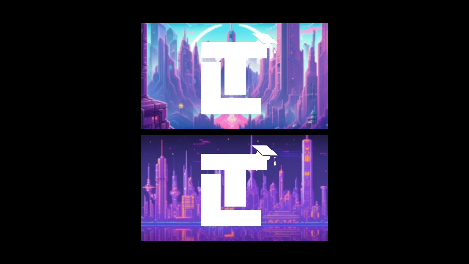 Pixel Backgrounds - Futuristic Cities