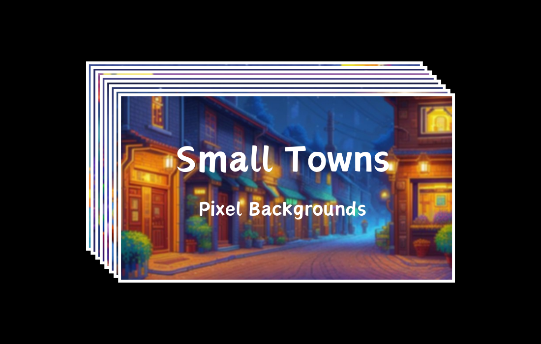 Pixel Backgrounds - Small Towns