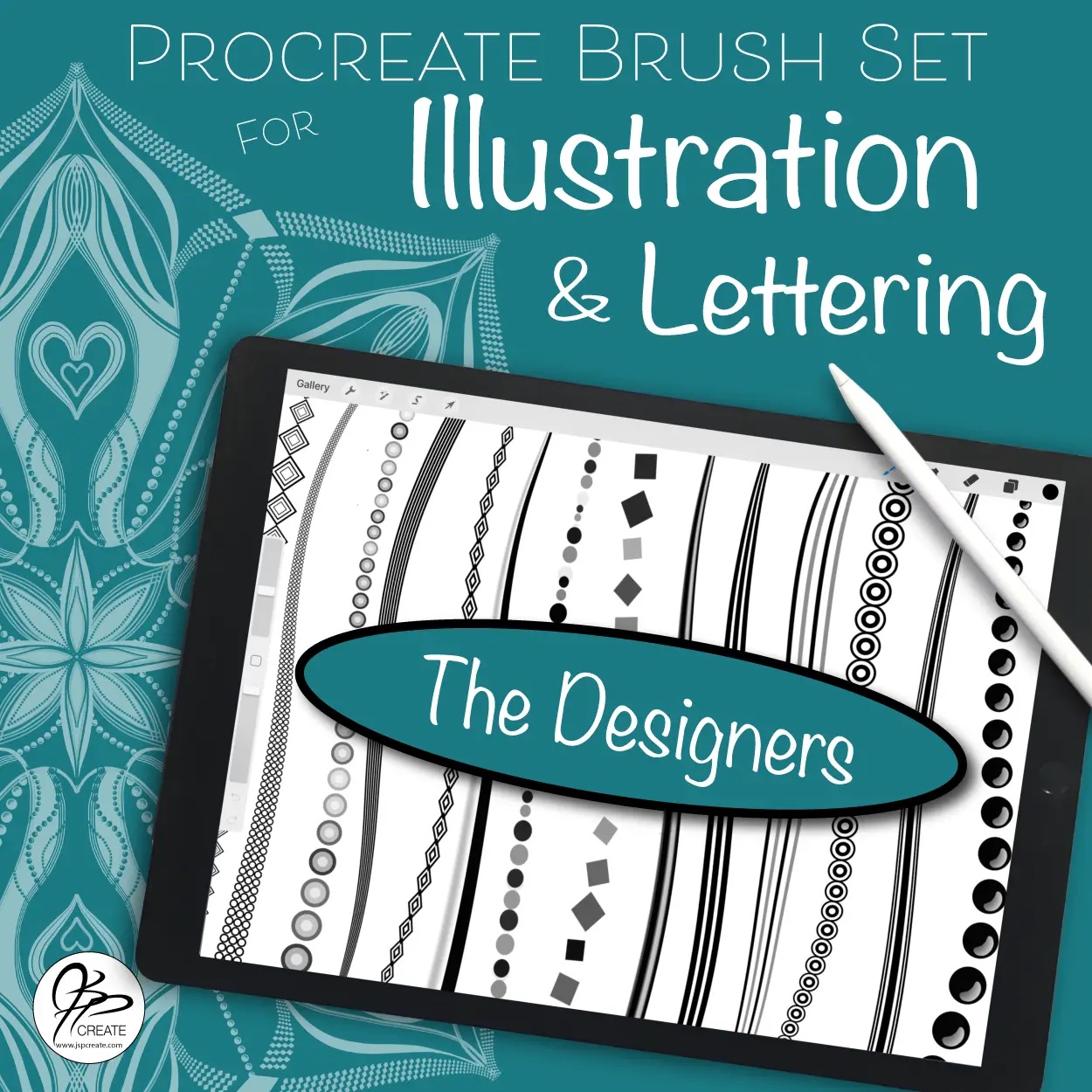 The Designers - Set of 30 Custom Procreate Brushes for Illustrat