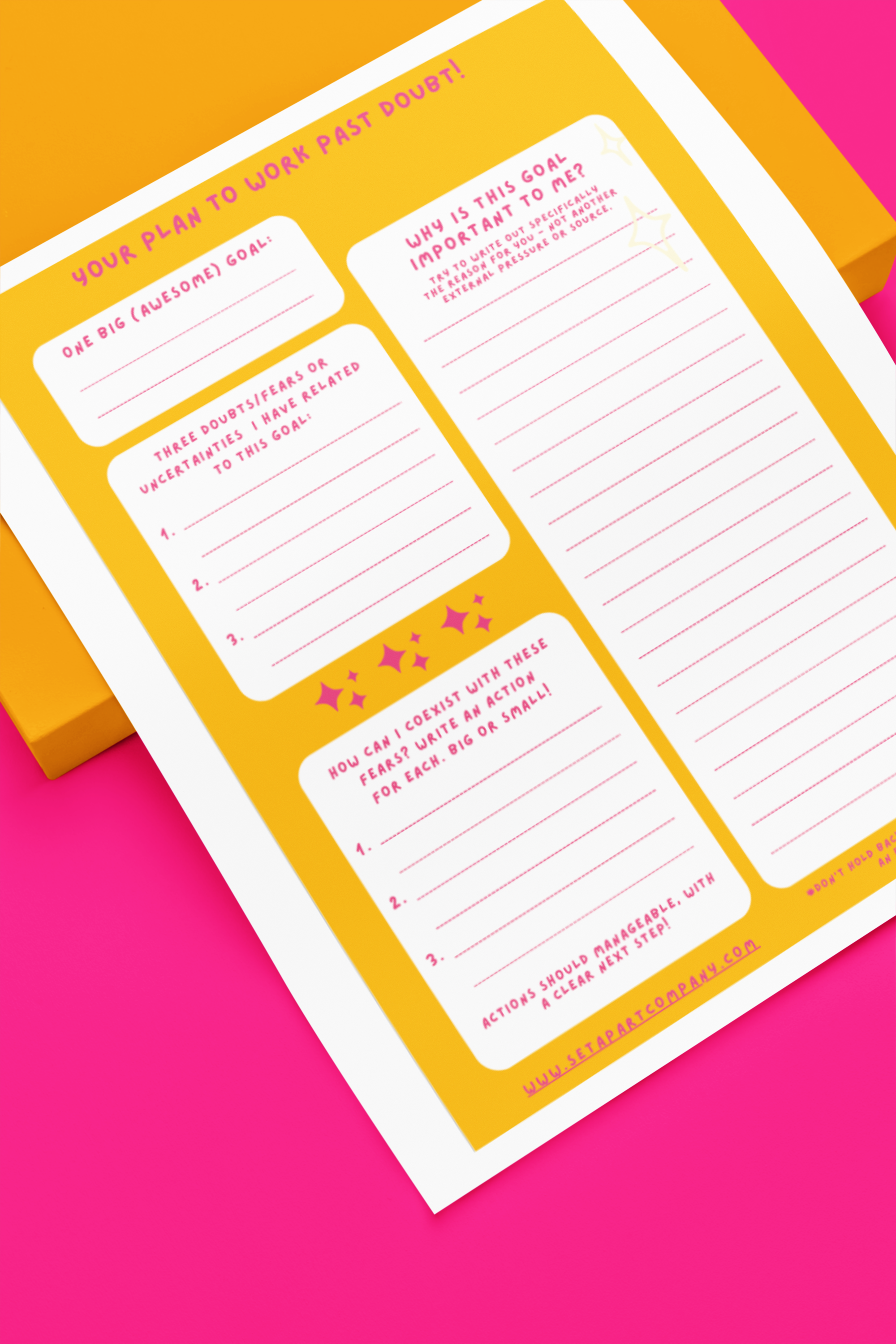 Overcoming Doubt Worksheets
