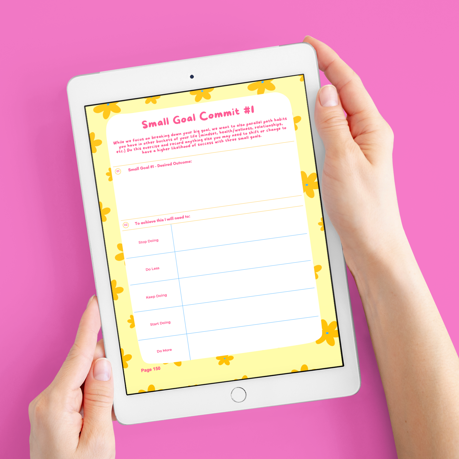 Powerful Goals Commitment Worksheet
