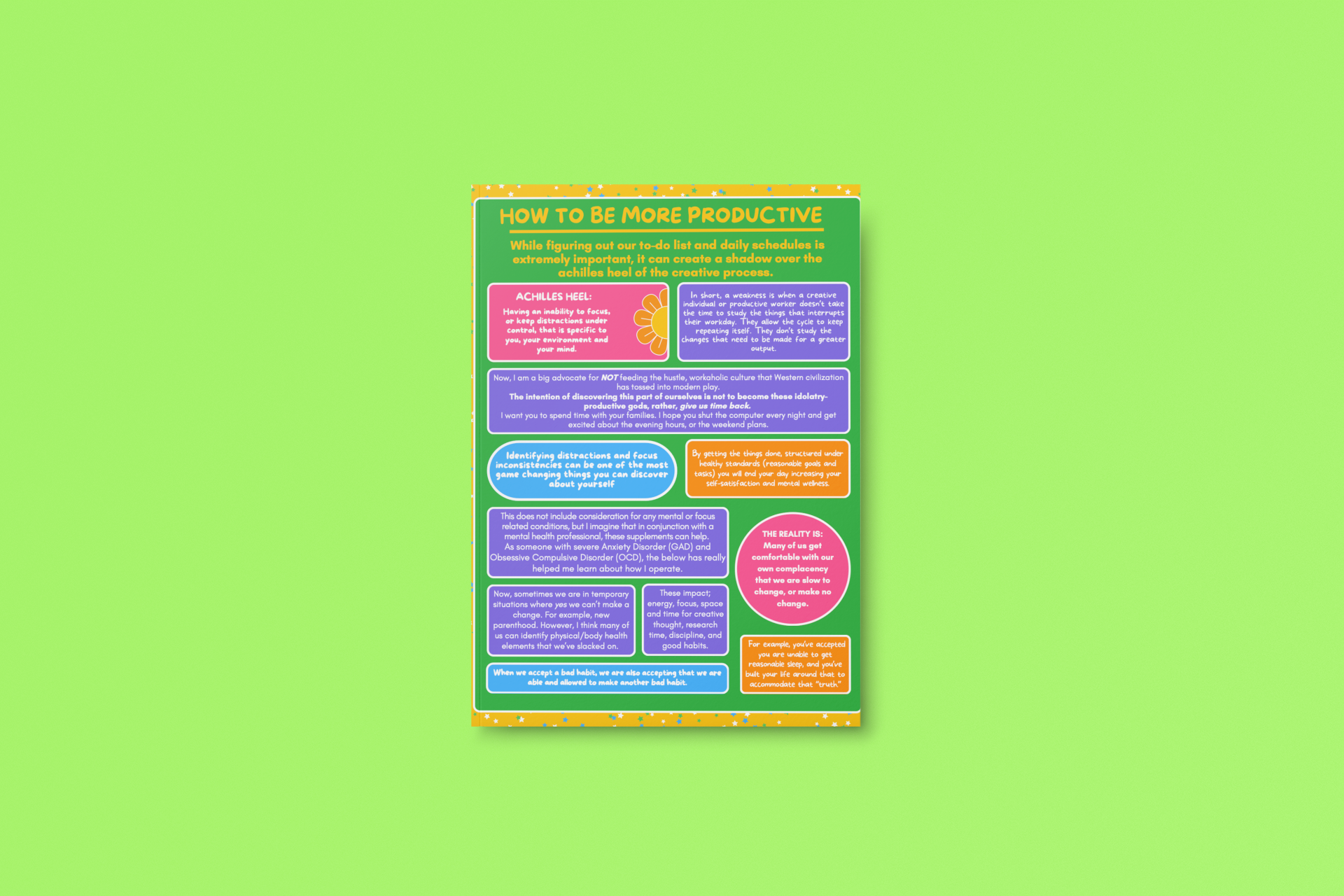 The Selfcare & Productivity Exploration