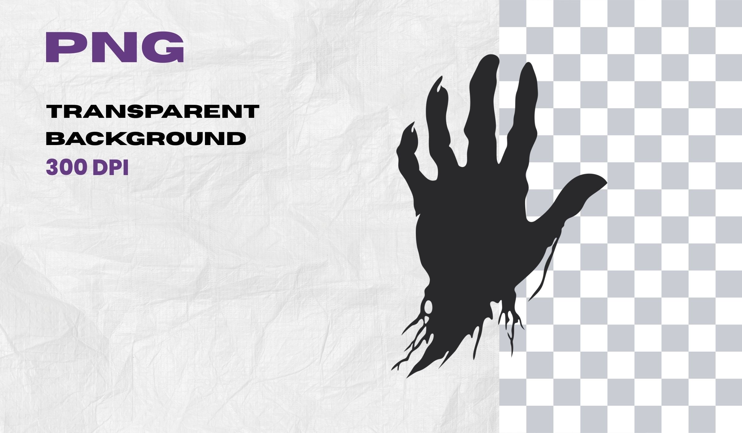 Zombie Hand Silhouette Bundle – Halloween Clipart