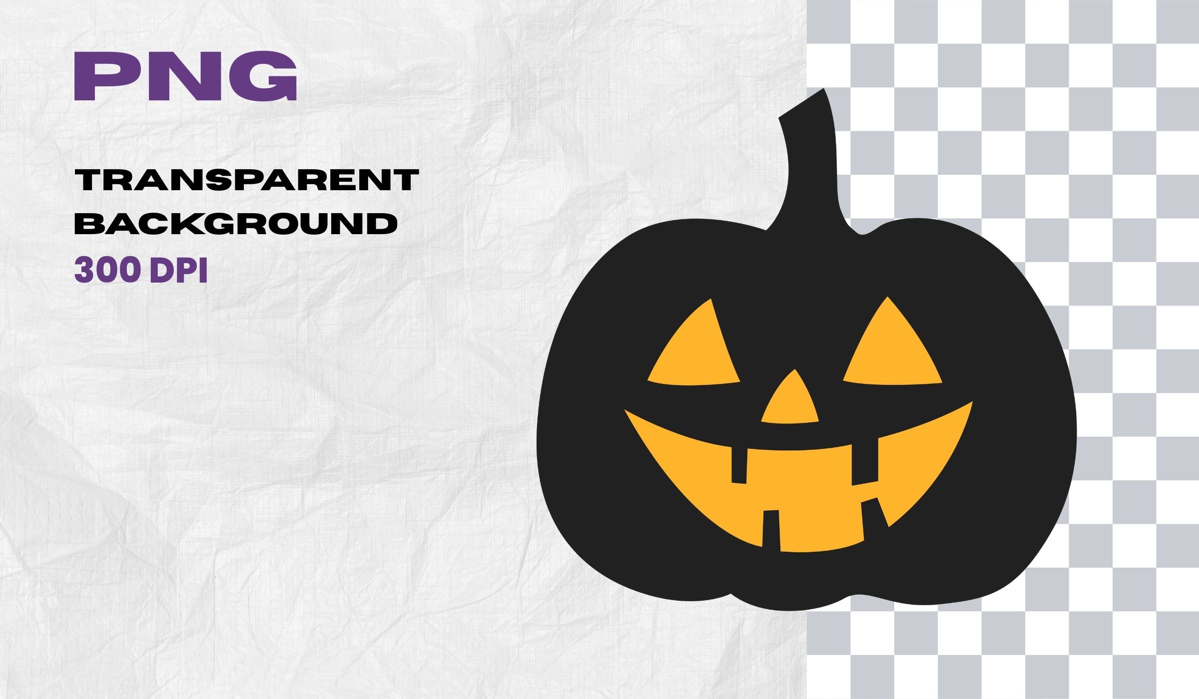 Halloween Pumpkin Silhouette Set