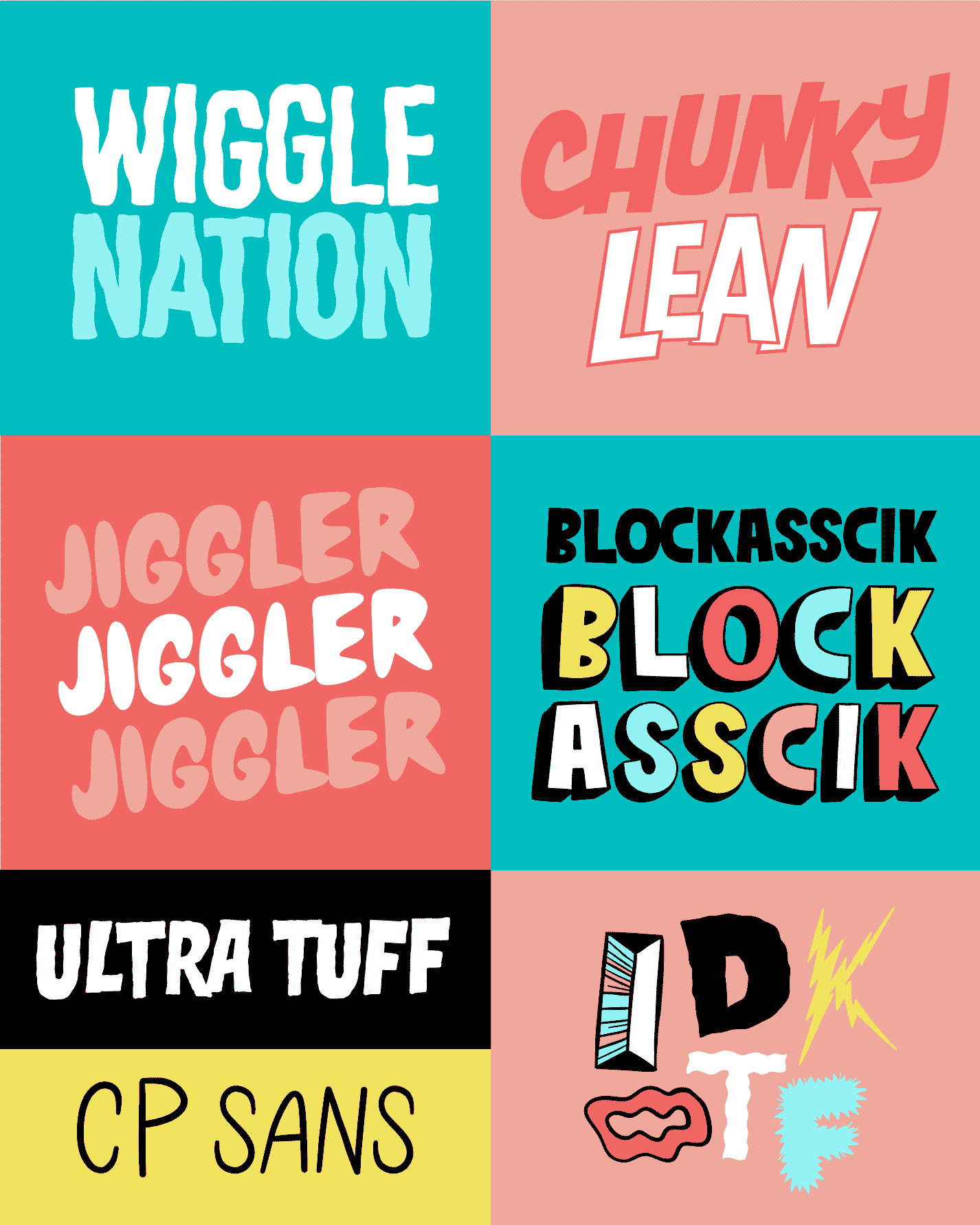 MEGA Font Pack! - Chris Piascik Collection