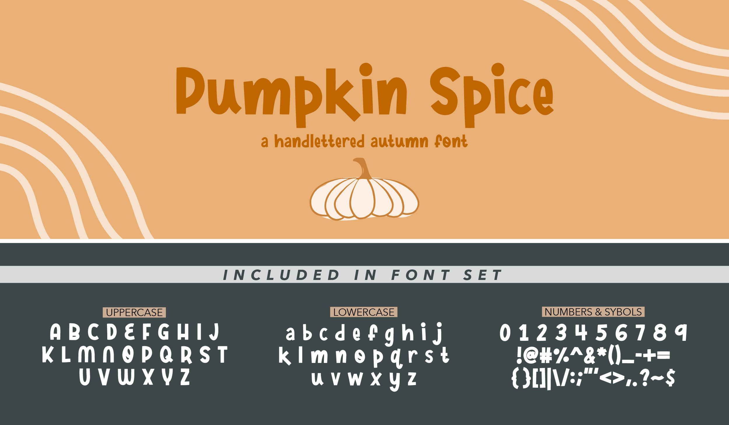 Pumpkin Spice | A Handwritten Autumn Font