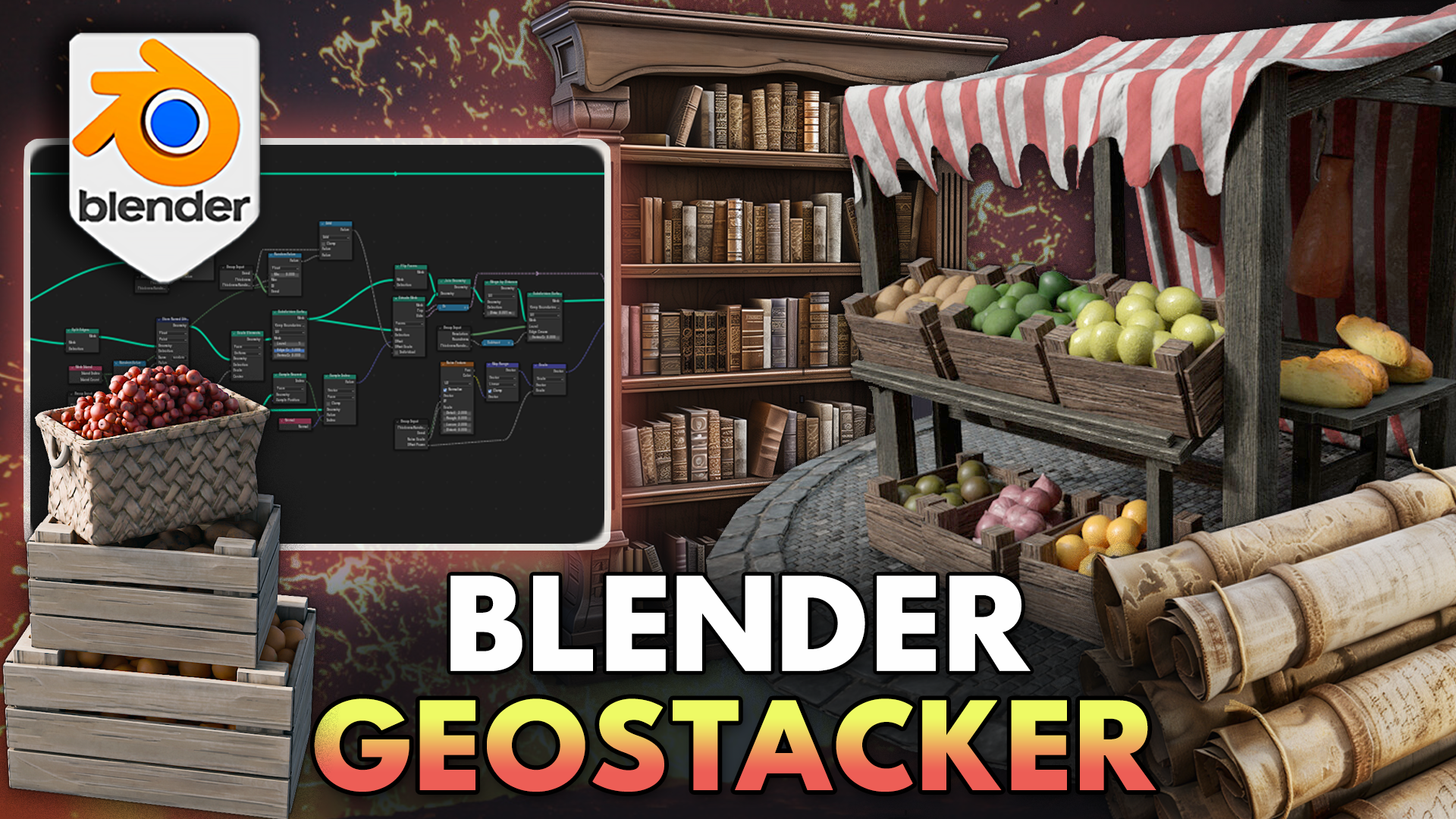 Blender 4 Geo Stacker by 3D Tudor