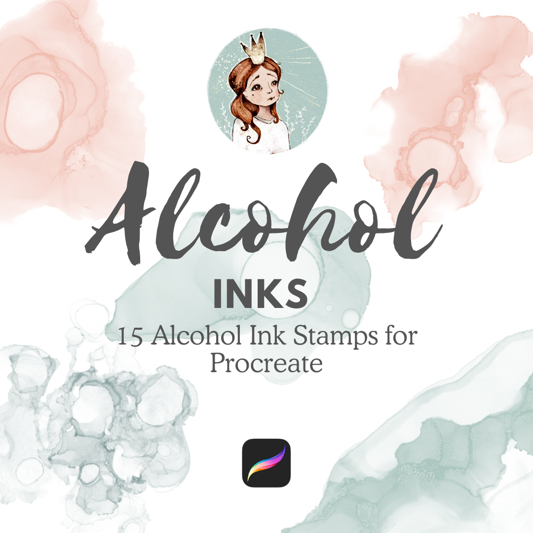 15 Alcohol Ink Stamps for Procreate