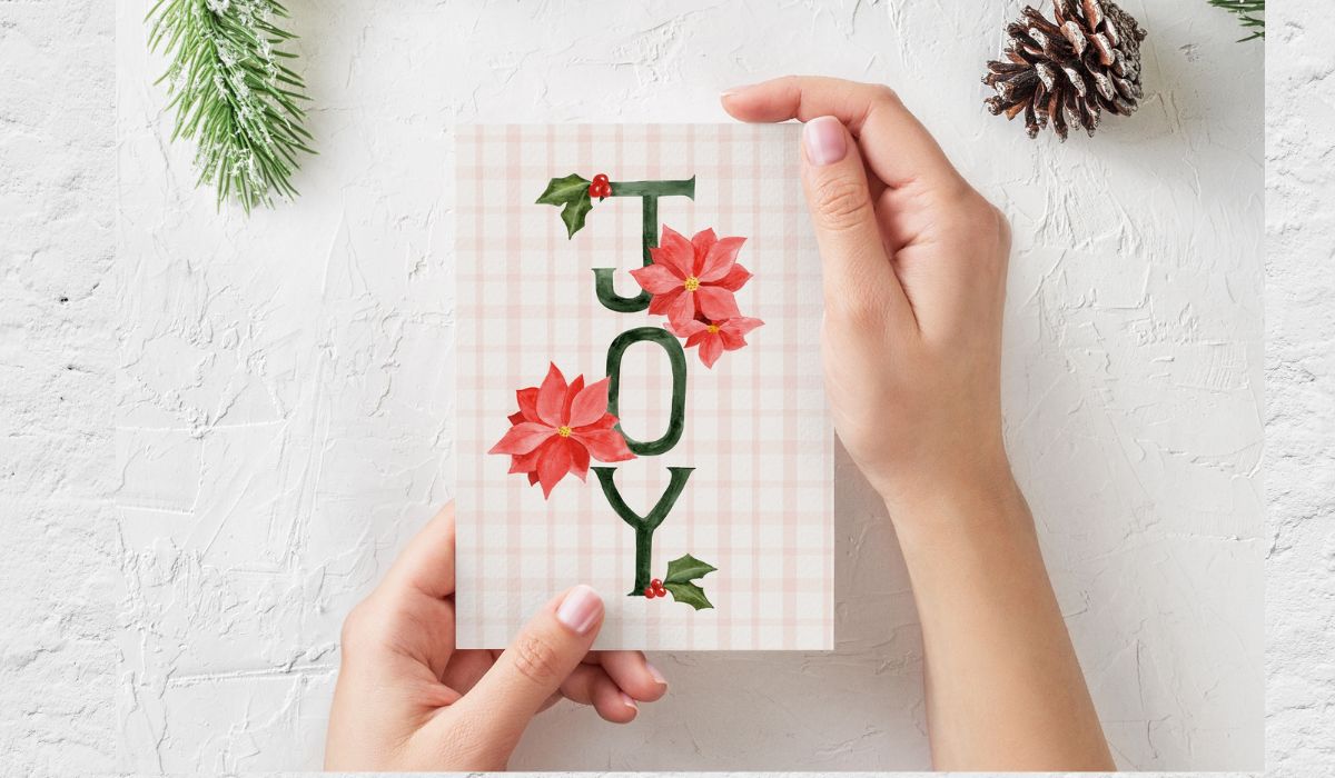Joy Christmas Printable Art | Printable Greeting Card