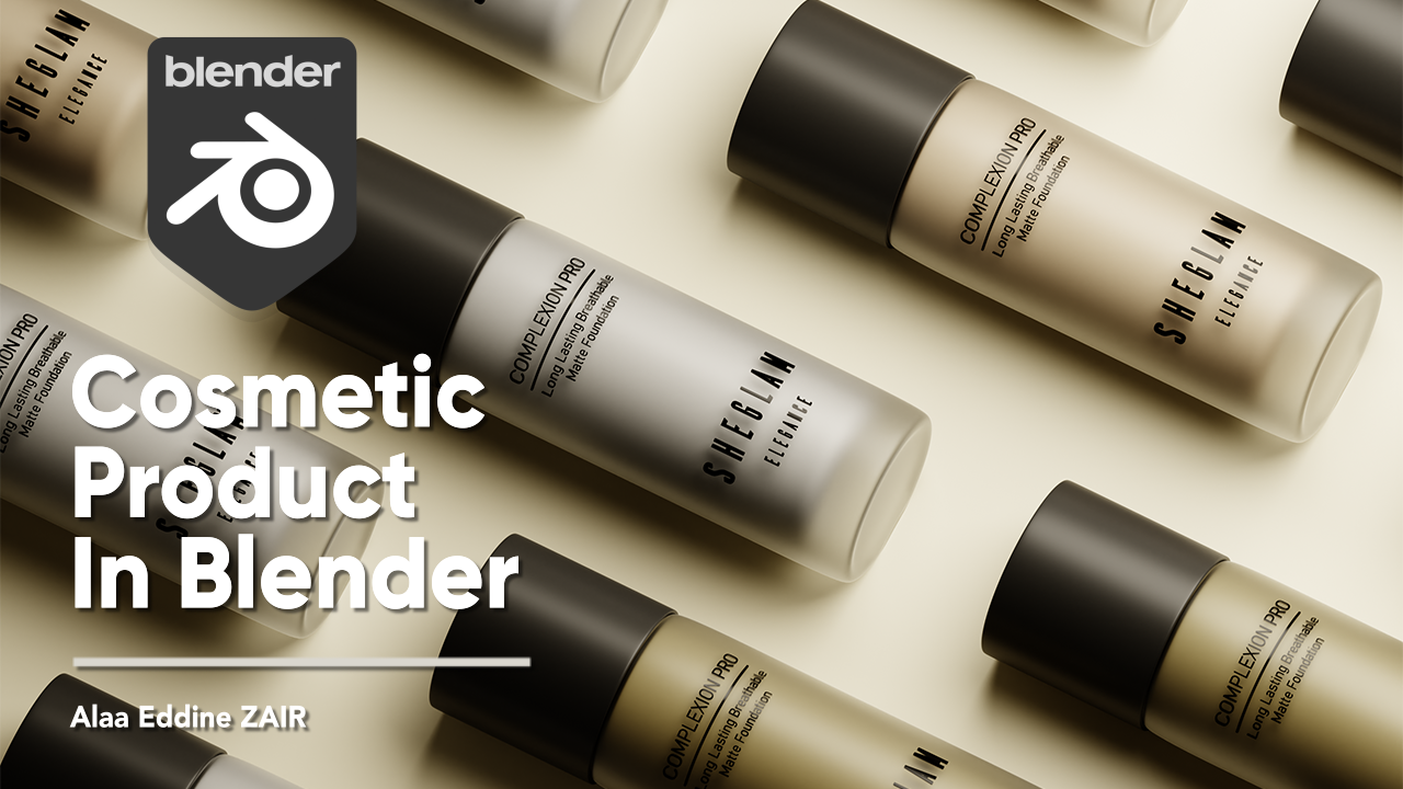 Blender 4.0: Cosmetic Product Modeling, Lighting Course