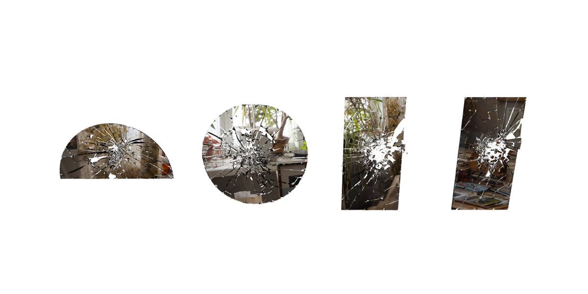 Broken Windows And Mirrors Glass 3D Models For Blender 3D